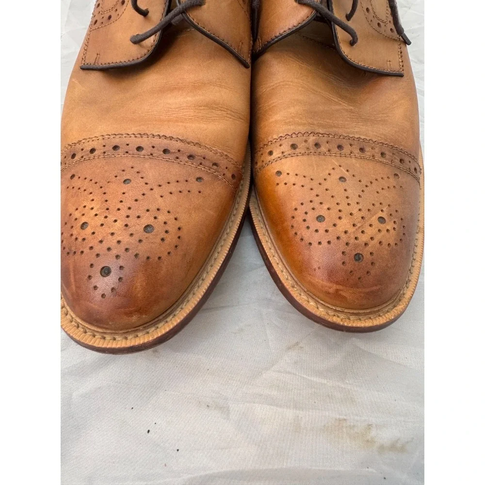 Mivano Italia Men's Size 12 Wingtip Oxford Lace up Dress shoe wingtip